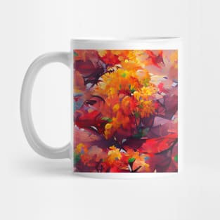 Aesthetic Fall Leaves Mug